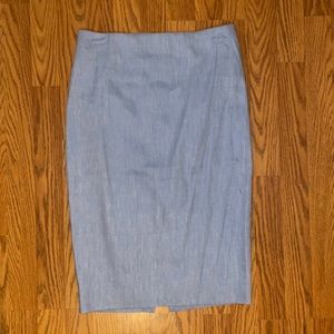 Light Blue Express Pencil Skirt Size 4